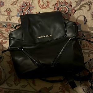 Christian Siriano leather backpack